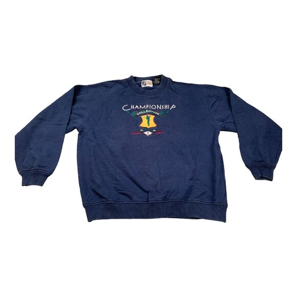 Jantzen Other - VTG Jantzen Golf Pullover Sweatshirt Unisex Medium Blue Championship Embroidered